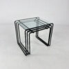 Set of 3 Postmodern Nesting Tables, 1980s