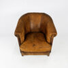 Vintage Sheep Leather Club Chair, 1970s