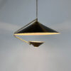 Mid Century Brass Italian Pendant, 1970s