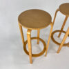 Set of 2 Vintage Artek Barstool by Alvar Aalto, 1980s