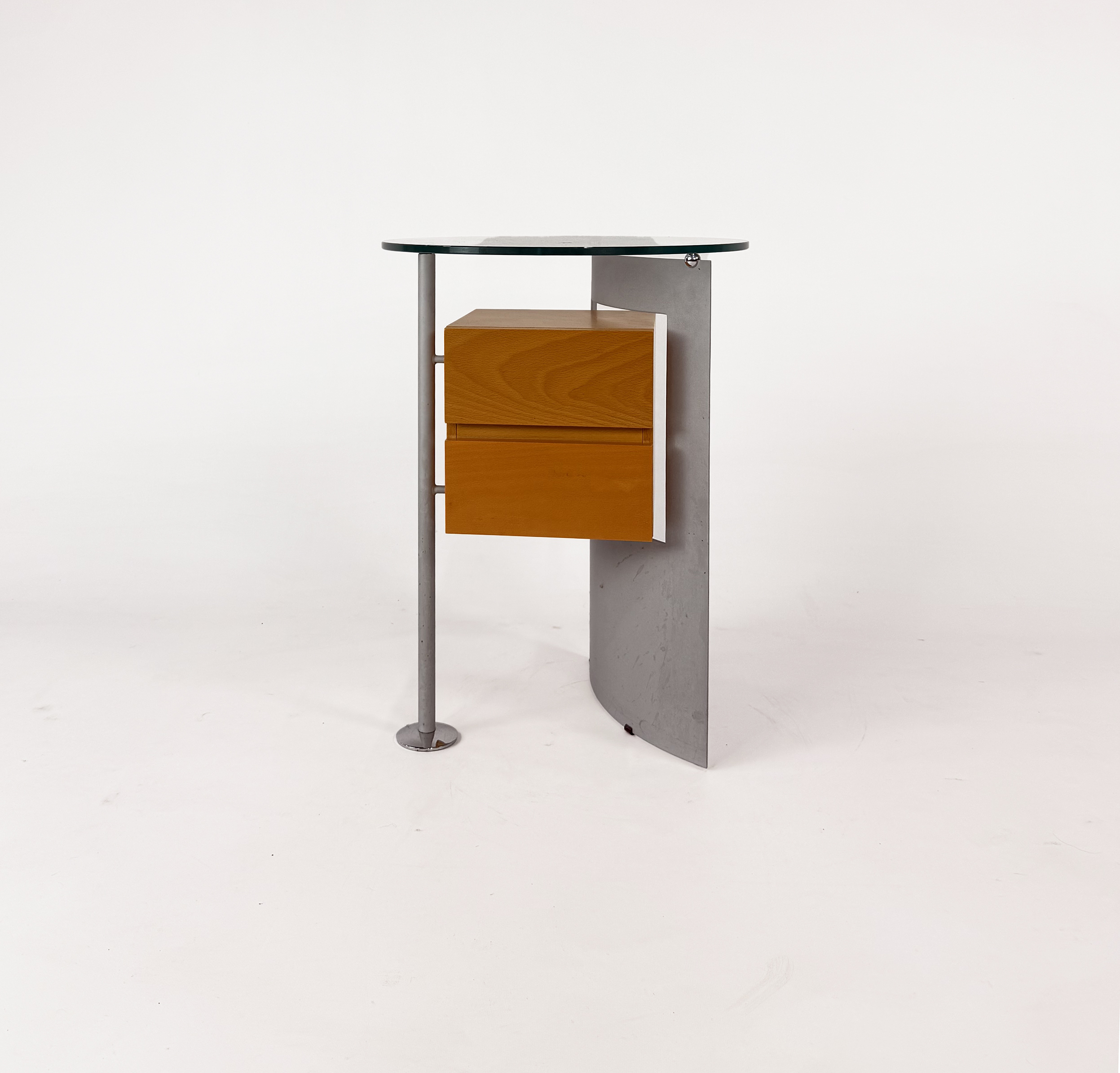 Set of 2 Postmodern Italian Side Tables, 1990s