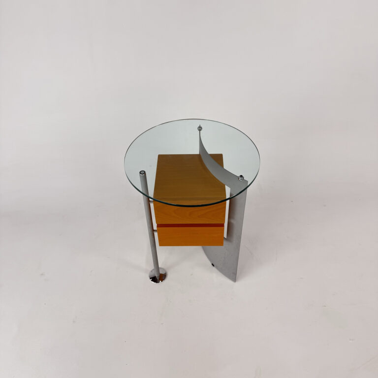 Set of 2 Postmodern Italian Side Tables, 1990s