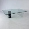 Postmodern Italian Marble and Glass Coffee Table, 1990s