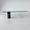 Postmodern Italian Marble and Glass Coffee Table, 1990s