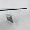 Postmodern Italian Marble and Glass Coffee Table, 1990s