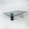 Postmodern Italian Marble and Glass Coffee Table, 1990s