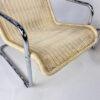 Set of 2 Cantilever Woven Lounge Chairs, 1980s