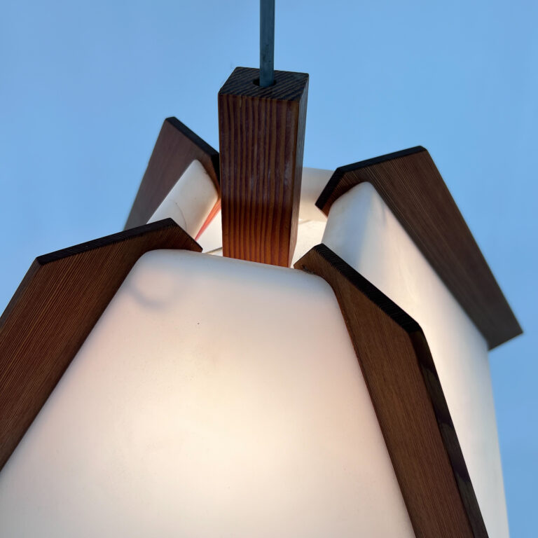 Esthetic Danish Pendant Lamp, 1960s