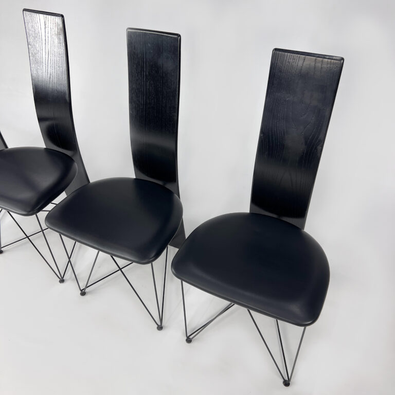 Set of 4 Concorde Dining Chairs by Torstein Flatøy For Bahus, 1980s