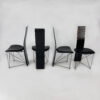 Set of 4 Concorde Dining Chairs by Torstein Flatøy For Bahus, 1980s