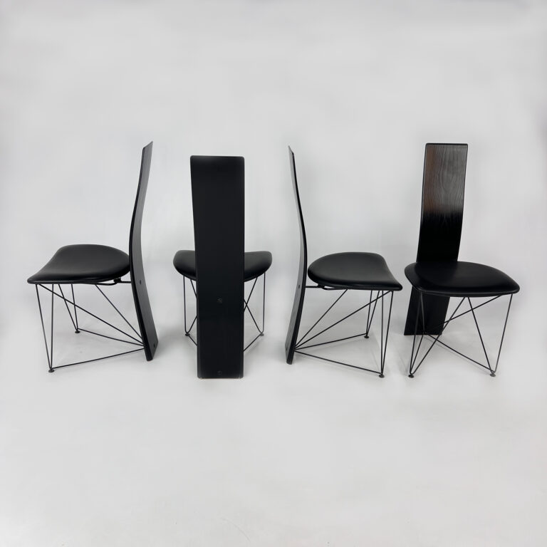 Set of 4 Concorde Dining Chairs by Torstein Flatøy For Bahus, 1980s