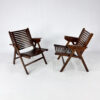 Set of 2 "Rex" Folding Chairs by Niko Kralj, 1950s