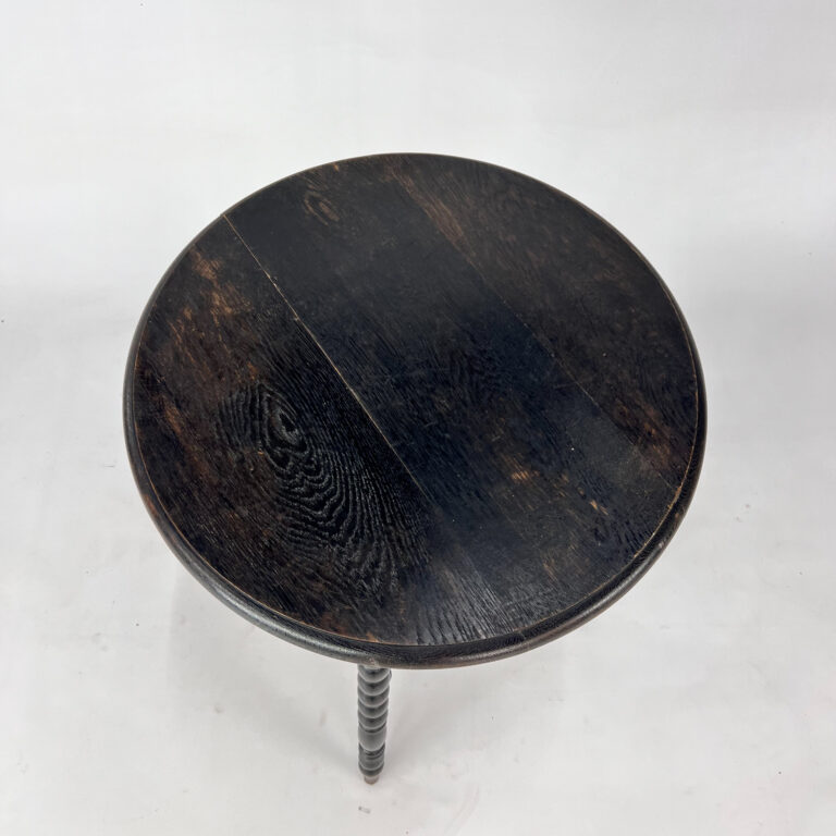 Dutch Antique Wengé Side Table, 1930s