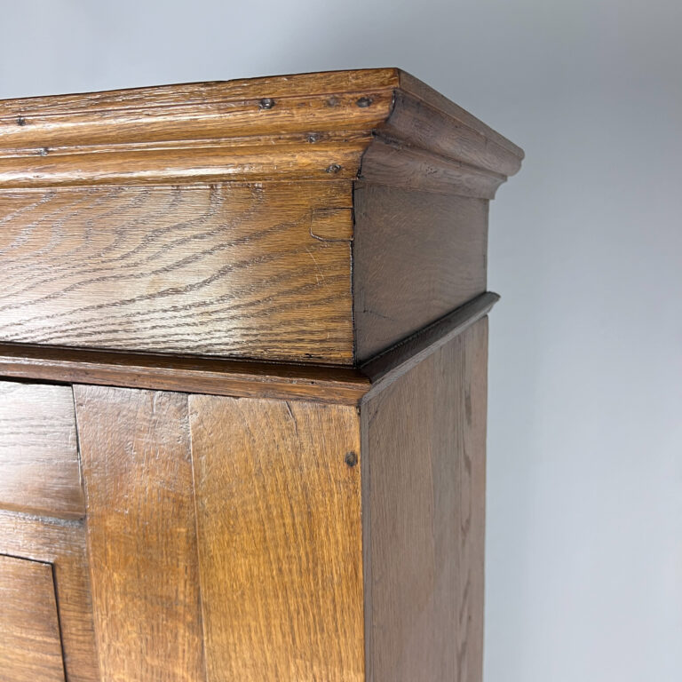 Dutch Antique Oak Cabinet, 1800s