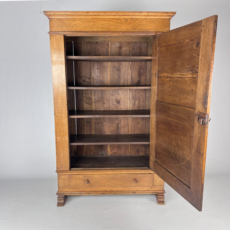 Dutch Antique Oak Cabinet, 1800s