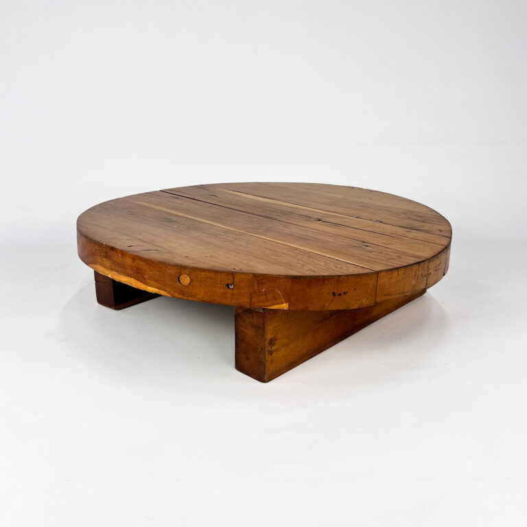 Round Modernist Coffee Table, 1960s