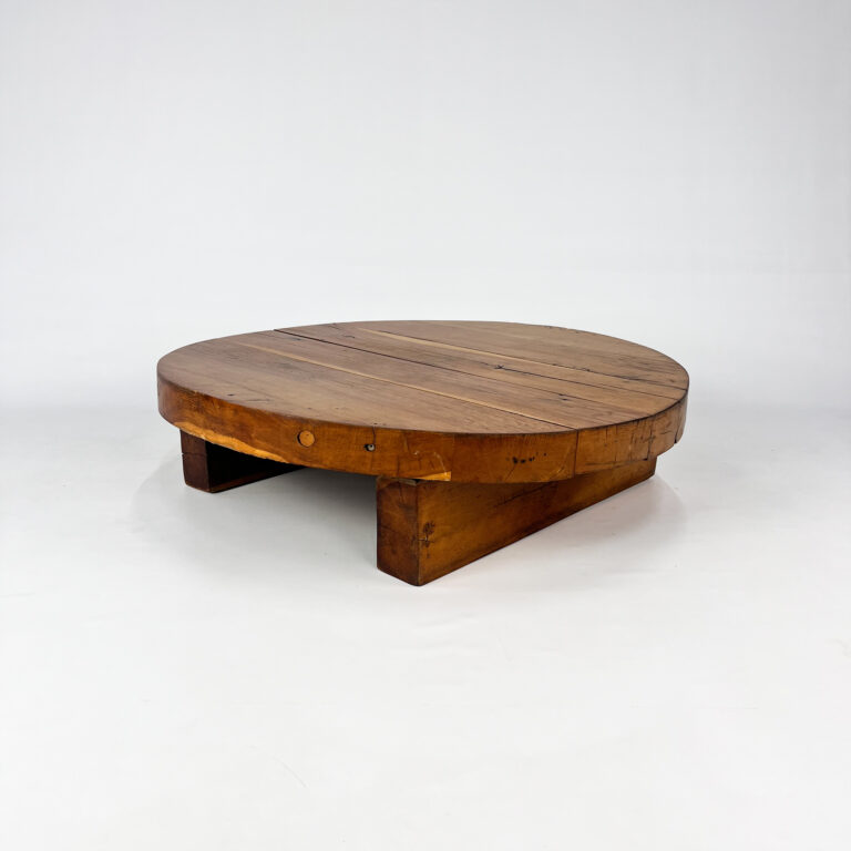 Round Modernist Coffee Table, 1960s