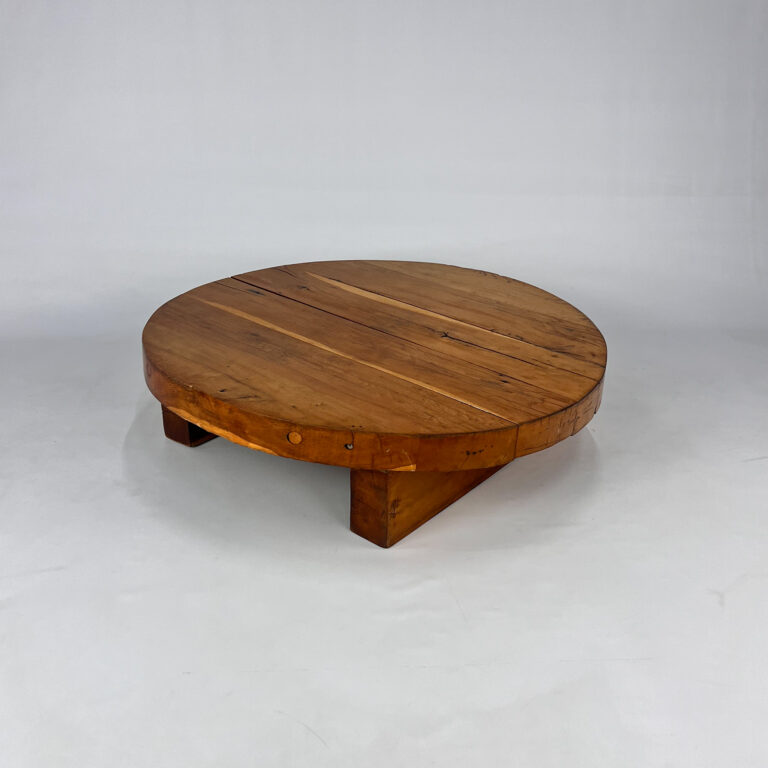 Round Modernist Coffee Table, 1960s