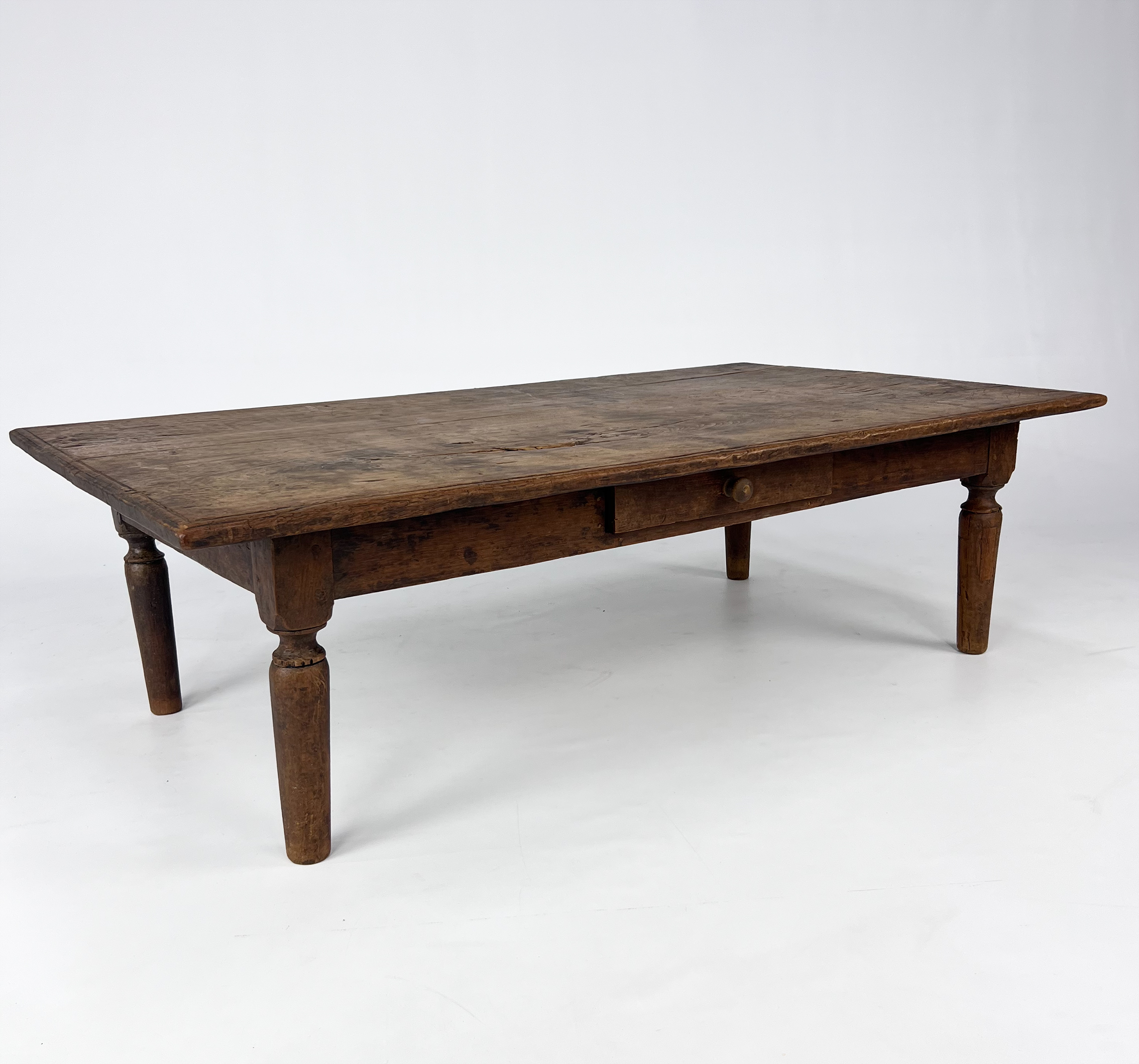 Dutch Antique Oak Coffee Table, 1800th