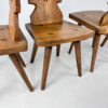 Set of 4 Mid Century Oak ‘Tirol’ Chairs, 1960s