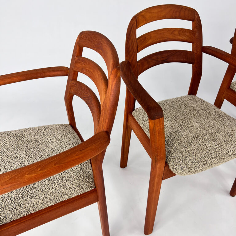 Set of 4 Mid Century Dyrlund Dining Chairs, 1970s