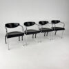 Set of 4 Postmoderne Dining Chairs by Arnold Merckx for Arco, 1980s